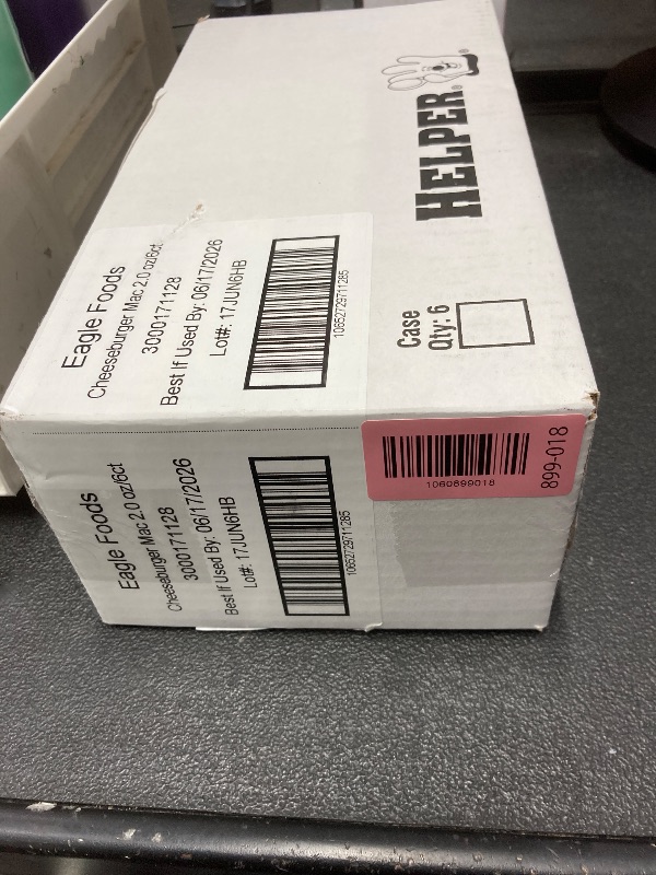 Photo 1 of *BBD 06/17/2026* Hamburger Helper Cheeseburger Macaroni Microwave Cup (2 oz - 6 Pack) No Artificial Flavors, Ready in 4 Minutes, Quick Meals for Midweek Dinners, Busy Evenings & Families On-the-Go