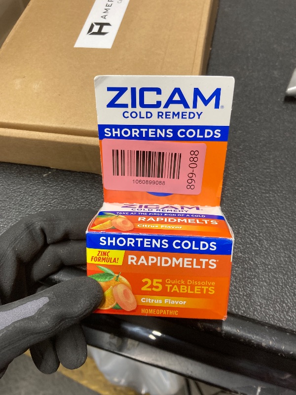 Photo 1 of *Exp June, 2028* Cold Remedy Citrus RapidMelts Quick Dissolve Tablets, 25 Count