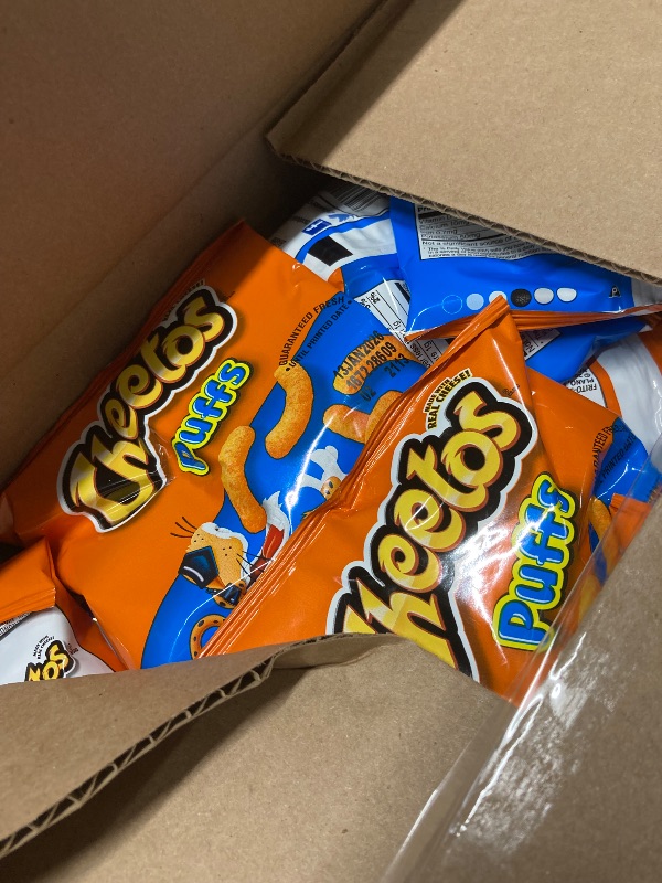 Photo 1 of *Exp Jan 13, 2026* Cheetos Cheese Flavored Snacks, Puffs, 0.875 Ounce (Pack of 40)