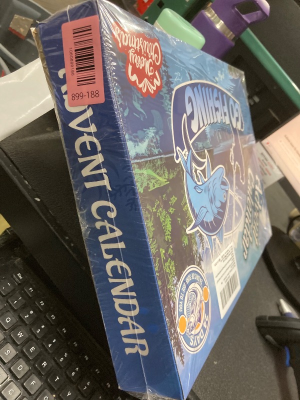 Photo 1 of *FACTORY SEALED* Einailvk Fishing Advent Calendar 2025 for Adult Men Teen Boys, 24 Days Fishing Tackle Accessories Kit Christmas Countdown Fishing Gifts with Fishing Lures for Dad Husband Boyfriend Fish Lovers