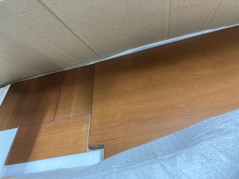 View 2 of *HEAVY* Tribesigns 36" Bathroom Vanity with Sink, Farmhouse Bathroom Sink Cabinet with 4 Drawers & 2 Doors, Bath Storage Vanity Sink with Metal Handles, Solid Wood Frame, Paint Surface Brown