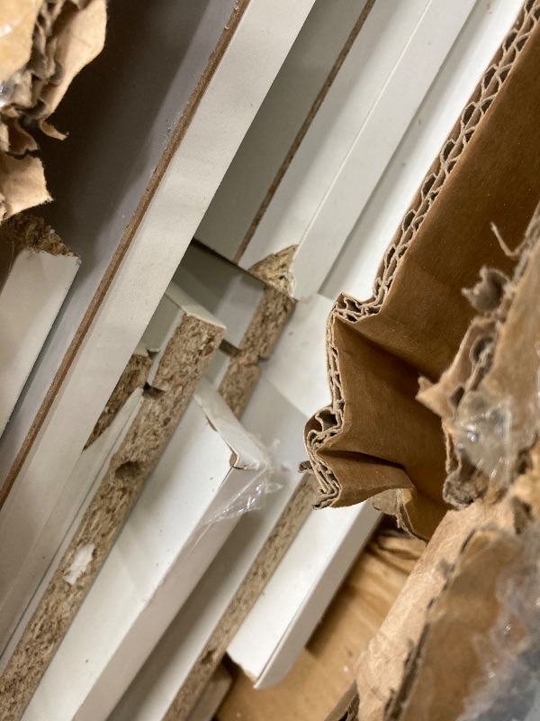 Photo 1 of *Pieces broken* Ucloveria 79" White TV Stand with Lights, Modern LED TV Cabinet with Storage Drawers, Living Room Entertainment Center Media Console Table for 45/50/55/60/65/70/80 Inch TV, White