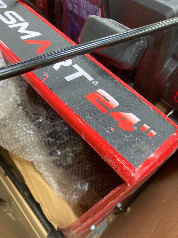 Photo 1 of *HEAVY* *Scratches/Drty* PowerSmart 24-Inch Self-Propelled Two-Stage Gas Snow Blower with 208cc B&S Engine, Electric Start, 13-Inch Snow Tires, Handle Warmer, and LED Lights