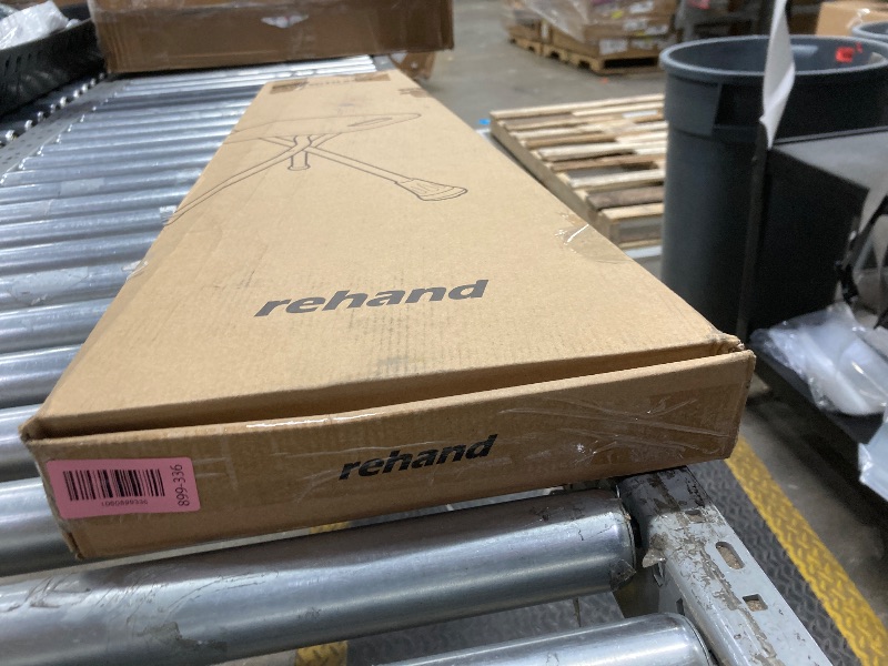 Photo 1 of *Skuffed handle/Scratches feet* Rehand Folding Adjustable Walking Cane with Rubber Feet, Lightweight Aluminum Stick with Seat, Black
