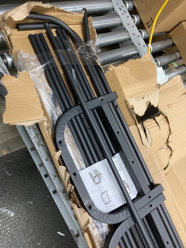 Photo 1 of *Small Scratches* Heavy Duty Clothing Garment Rack, Freestanding Hanger Double Rail Clothing Rack Multi-functional Bedroom Wardrobe Clothes Organizer Stand Double layer 2 Shoe Shelves
