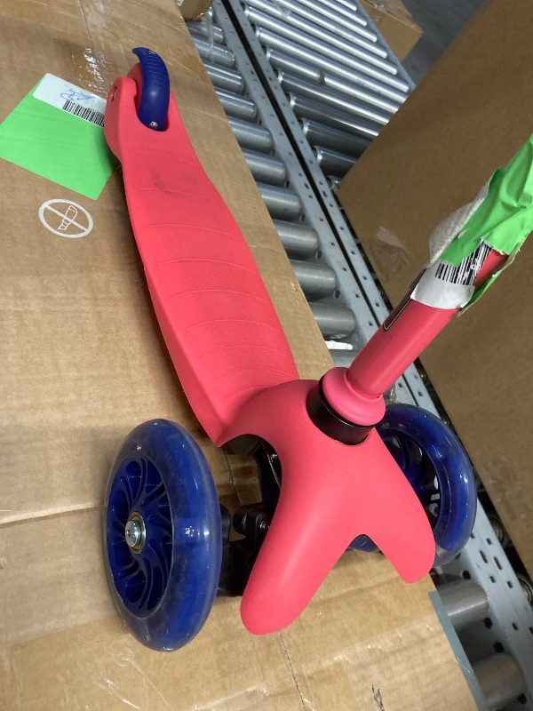 Photo 1 of *Scuffed* Children Scooter, Pink and Blue