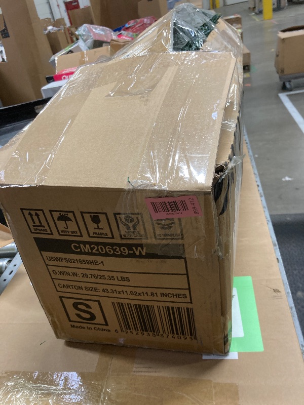 Photo 1 of *Lights don't work properly/Still good as a tree* Costway 7.5Ft Pre-Lit Hinged PVC Christmas Tree 400 LED Lights
