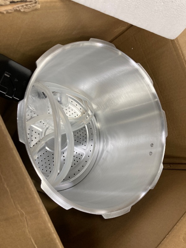 Photo 1 of *Handle may be missing?* UNIFULL 24 Quart/23 Liter Pressure Cooker,Pressure Canner with Pressure Gauge,Pressure Relief Valve - 14 PSI,and Sealing Ring