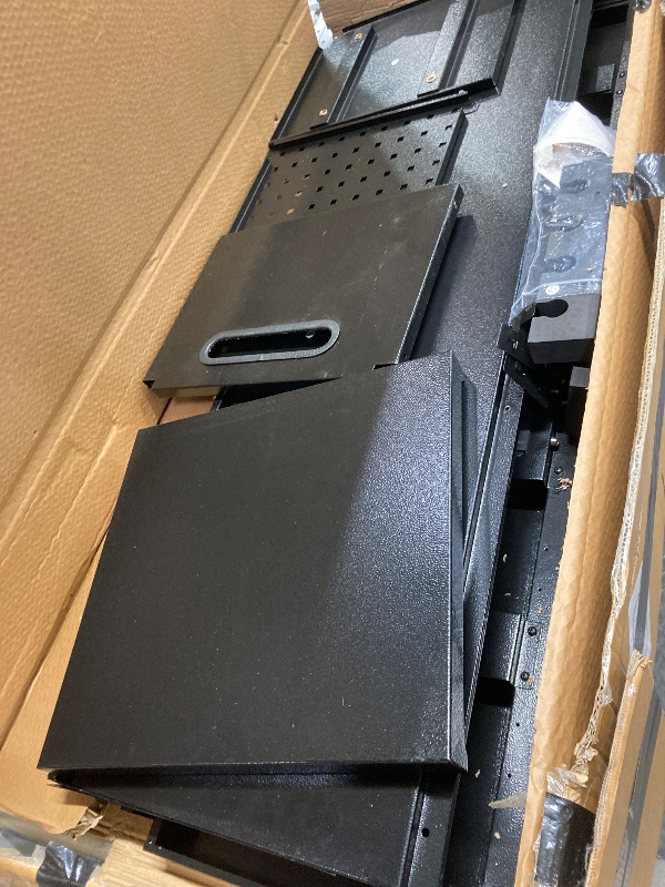 Photo 1 of *Scratches* Kavey 6-8 Gun Safe for Shotguns, Large Unassembled Gun Safe for Shotguns with Dual Alarm and Mute Mode, Long Gun Cabinet for Guns with Touchscreen Pad, Removable Shelves