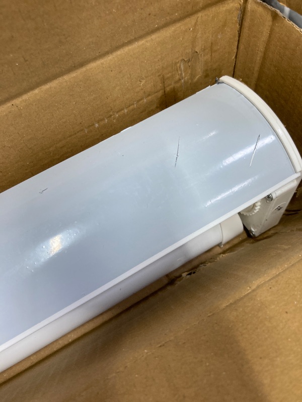 Photo 1 of *Scratched* ShadesU Cordless Zebra Blinds – Light Filtering Dual-Layer Window Shades for Privacy (White Color) (Maximum Height 72") (Width 73")