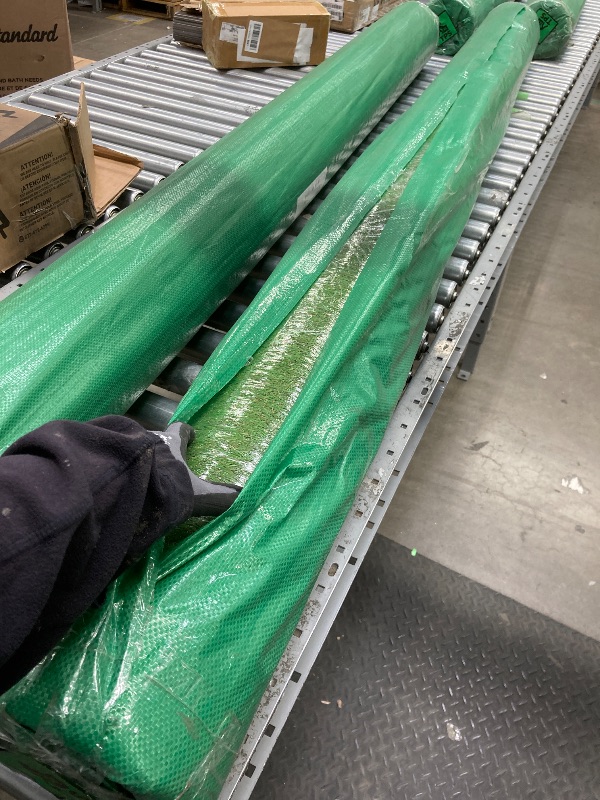 Photo 1 of *FACTORY SEALED* SHNOSU Artificial Grass Turf Rug 7FTX15FT Indoor Outdoor, 1.38" Pile Height Realistic Fake Grass with Drain Holes Astro Turf for Patio Garden Lawn Landscape Balcony