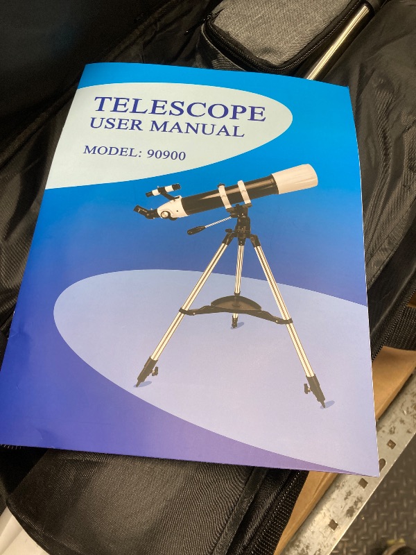 Photo 1 of *Small scratches/Dirty* Telescope for Adults High Powered, 90mm Aperture 900mm Professional Refractor with 36X–270X Magnification, Fully Multi-Coated with AZ Mount Tripod & Phone Adapter & Carry Bag

