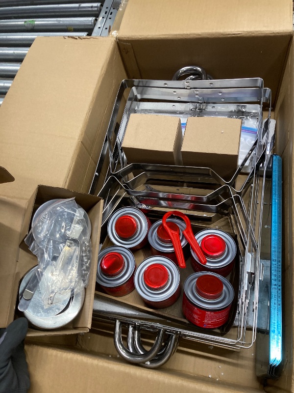 Photo 1 of *Missing pieces* *Canister leaking?* Buffet Dish Warmer set up