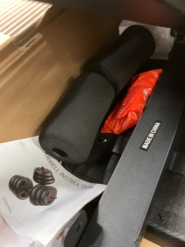 Photo 1 of *Cut in the back rest* GIKPAL 9 Positions Adjustable Weight Bench,Foldable Workout Bench Olympic Weight Bench Press for Home Gym Full Body Strength Training,Support up to 800lbs
