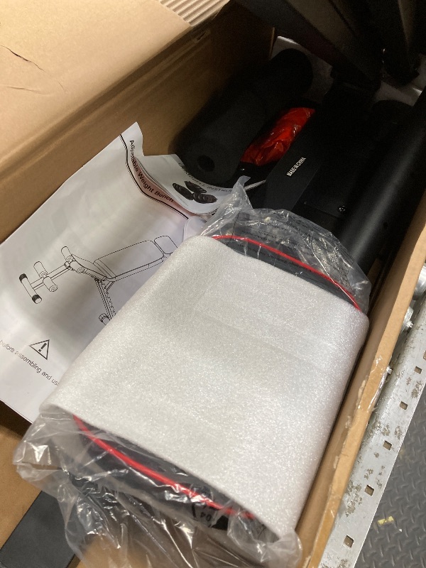 Photo 1 of *Cut in the back rest* GIKPAL 9 Positions Adjustable Weight Bench,Foldable Workout Bench Olympic Weight Bench Press for Home Gym Full Body Strength Training,Support up to 800lbs
