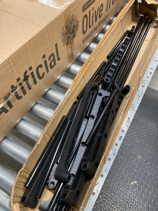 Photo 1 of *Minor scratches* Ktaxon 6-Tier Metal Sturdy Shoe Rack Shelf Shoe Tower Stand 30- Pairs Shoe Storage Cabinet Organizer for Closet Entryway Bedroom Living Room Home, Black Finish
