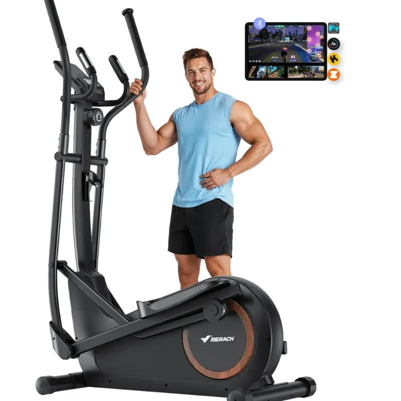 Photo 1 of *HEAVY* MERACH Elliptical Exercise Machine, 16 Levels Magnetic Drive, Quiet Home Cardio Fitness Equipment with 16.5" Stride

