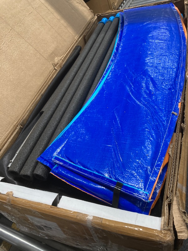 Photo 1 of *Edge has minor damage* GVDV Outdoor Trampoline, 14' Backyard Recreational Trampoline with Enclosure for Kids & Adults
