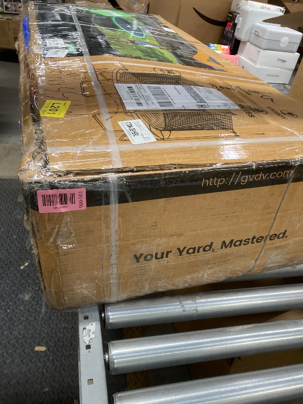 Photo 1 of *Edge has minor damage* GVDV Outdoor Trampoline, 14' Backyard Recreational Trampoline with Enclosure for Kids & Adults
