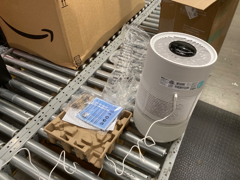 Photo 1 of *PARTS ONLY* Blueair - InvisibleMist 0.9 gallon Evaporative Premium Smart Top-Fill Humidifier - White