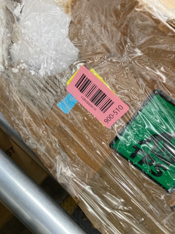 Photo 1 of *Chipped and scratched* Tribesigns Bar Table, Industrial Counter Height Pub Table with Metal Footrest, 63-Inch Rectangle Wood Kitchen Dining Table with Sturdy Metal Frame for Dining Room, Home Bar (Brown)