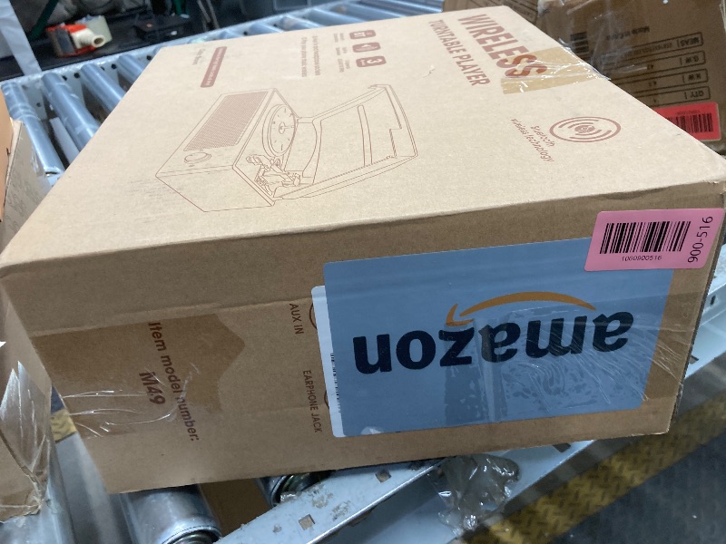 Photo 1 of *Cover piece cracked* Wireless turntable player