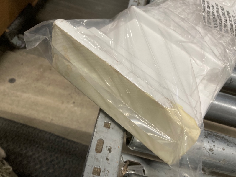 Photo 1 of *Chipped bottom/Stained* Endurathane Fluted Pilaster w/ Attached 13 1/4" Plinth, 7"W x 90"H x 2 1/4"D, Plinth Can Be Trimmed Up to 10 1/4", High Density Polyurethane, Factory Primed White, Sold Each