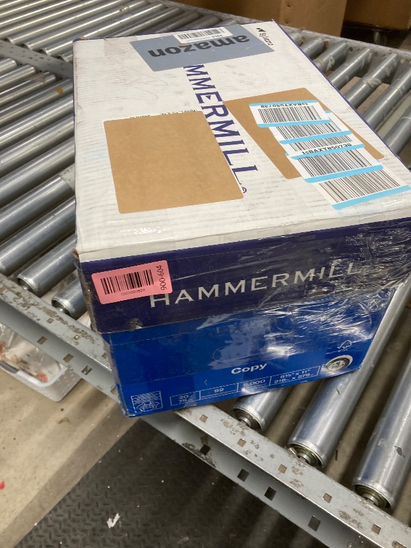 Photo 1 of *HEAVY* Hammermill Printer Paper, 20 lb Copy Paper, 8.5 x 14 - 10 Ream (5,000 Sheets) - 92 Bright, Made in the USA, 105015C
