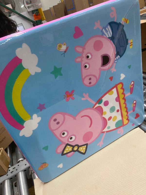 Photo 1 of *Cut table top* Peppa Pig Child 3-Piece Table and Chairs Set, Pink