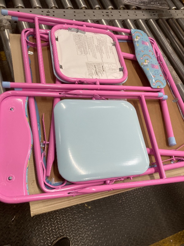 Photo 1 of *Cut table top* Peppa Pig Child 3-Piece Table and Chairs Set, Pink