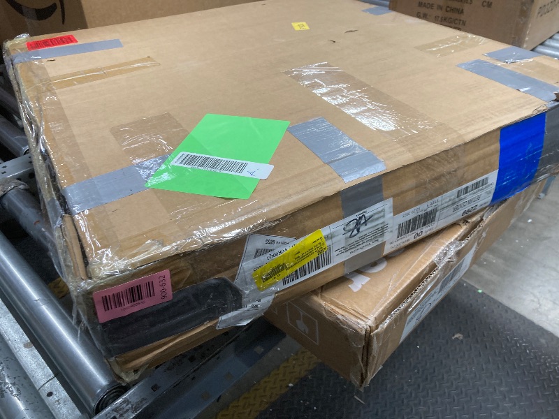 Photo 1 of *Missing wall outlet to test lights* Lyacmy 6FT Pre-lit Pop Up Christmas Tree with Lights Christmas Decorations, Gold Poinsettia Artificial Xmas Tree with 200 Lights Outdoor Indoor Home Decor
