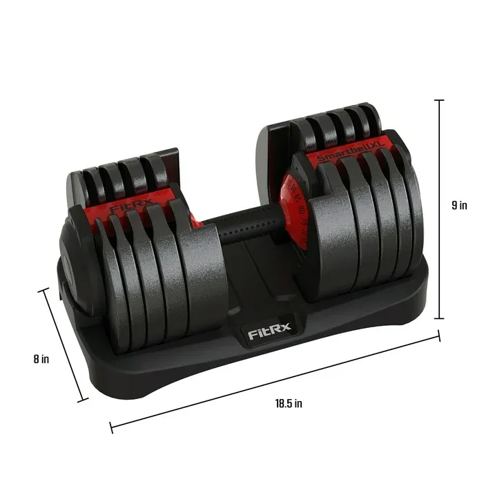 Photo 1 of *HEAVY* FitRx SmartBell XL, 90lb Adjustable Dumbbell Set with Quick-Select Weights for Home Gym
