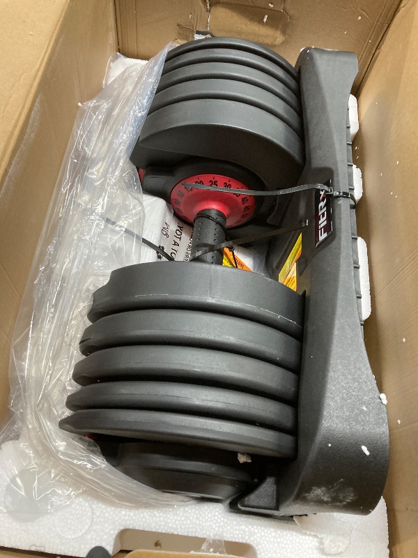 Photo 1 of *HEAVY* FitRx SmartBell XL, 90lb Adjustable Dumbbell Set with Quick-Select Weights for Home Gym
