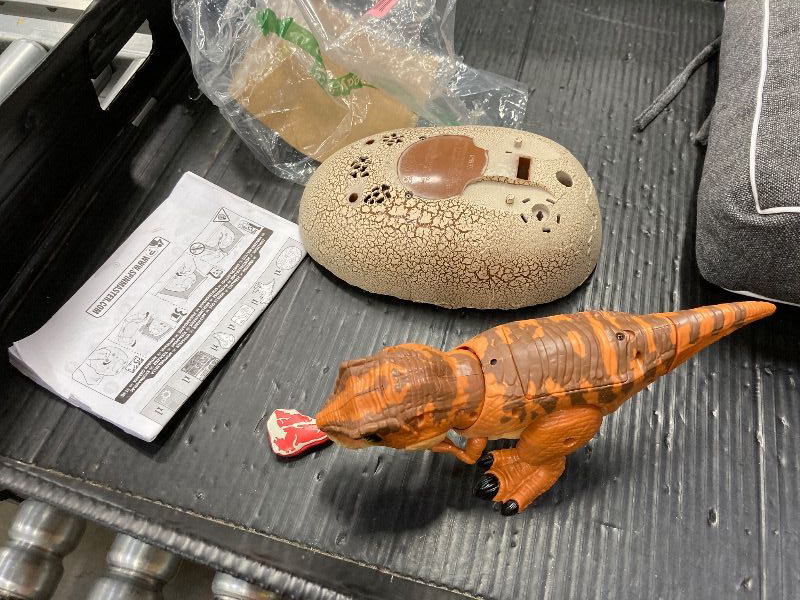 Photo 1 of ***ALREADY HATCHED**WHAT YOU SEE IN THE PICTURES IS EVERYTHING INCLUDED*NOTHING ELSE***Primal Hatch Jurassic World Interactive Toy Dinosaur & Egg, Hatch & Train Your own Baby Dino with 100+ Sounds & Reactions, Kids Toys for Boys & Girls Aged 5 & Up***ALRE