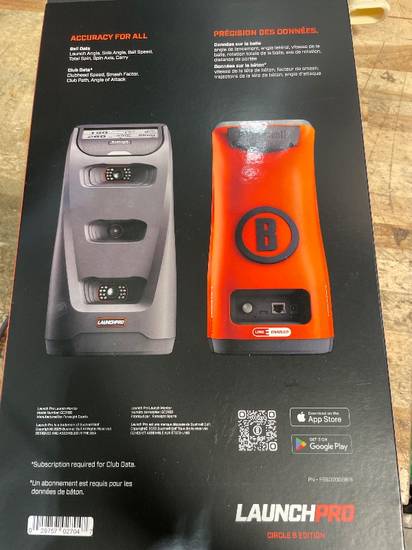 Photo 1 of ***SEE NOTES***
Bushnell Golf Launch Pro – Circle B Edition