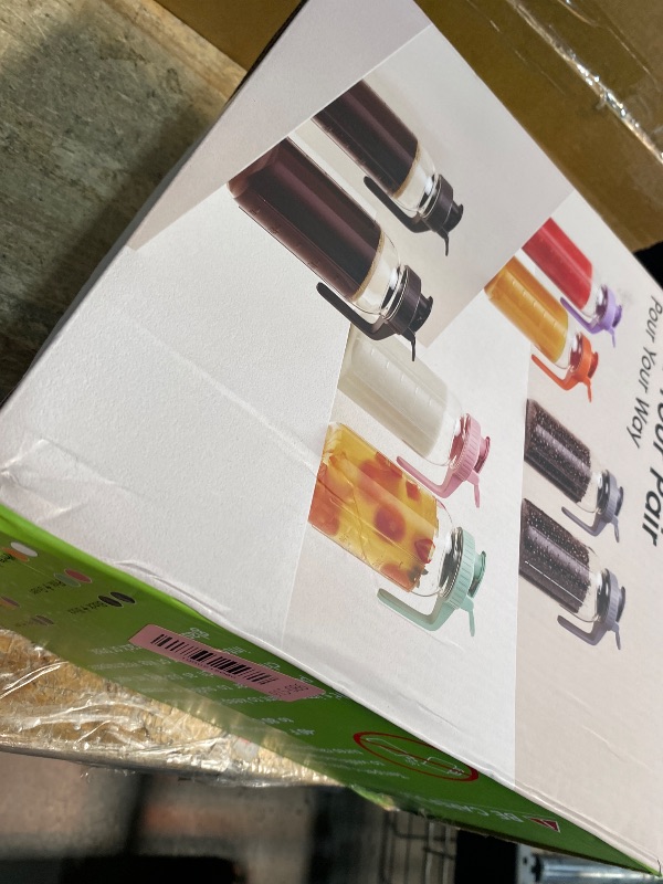 Photo 1 of **Only One** Cold Brew Coffee Maker Jar - 64oz Thick Glass Multipurpose Mason Pitcher Spout Lid with Handle & Stainless Steel Filter for Iced Coffee, Lemonade, Ice Tea, Homemade Fruit Drinks Container?2Pack?