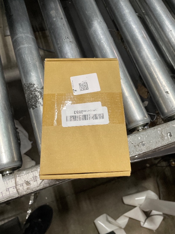 Photo 1 of 1 Pack, Heavy Duty Garage Door Locks, Color Galvanized Steel, Manual Inside Locking Latch for Garage Doors with Screws and Red Cover, Garage Door Side Lock Set (1pc)