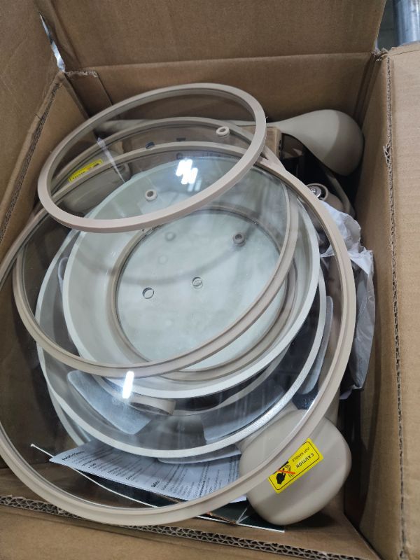 Photo 1 of *************Two pots missing handles*************
SENSARTE Ceramic Nonstick Pots and Pans Set 17pcs, Healthy Induction Cookware Set, Nontoxic Kitchen Cooking Set with Skillets & Saucepans, Stay-cool Handles, PFAS PTFE PFOA PFOS Free,Taupe