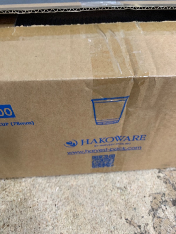 Photo 1 of [200 COUNT]HAKOWARE 8 oz Clear Disposable Plastic Cups, Disposable Cold Cup 8 oz for Wedding & Party, Plastic Soda Cups, Disposable Clear Drinking Cup for Iced Coffee & Cold Beverage