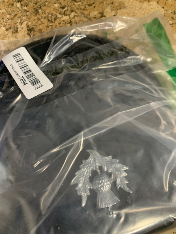 Photo 1 of **MISSING CHAIN**SZCO Medieval Sporran 8 Inch - Double Embossed Sporran Leather Pouch with 3 Tassels - Scottish Kilt Sporran with Chain Belt for Men - Medieval Bag for Costume & Renaissance Accessories