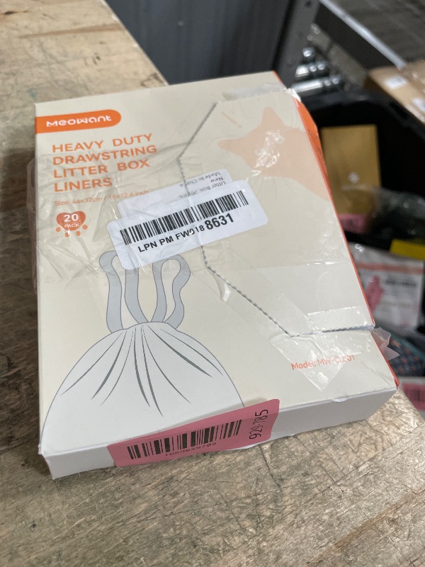 Photo 1 of ANWA 40 Count Cat Litter Box Liners for Automatic Cat Litter Box and Litter Box Robot 4/5, Heavy-Duty, Extra Thick