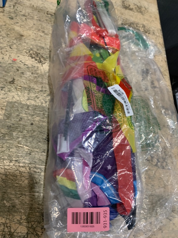 Photo 1 of [2 Pack] Diamond Kites Dinasour+Unicorn Eddy Kite for Children, Wonderful Beginner Kites for 3 Years up, 60x70cm with 2x300cm Long Tails, Kite Handle, 60m String and Swivel incloud
