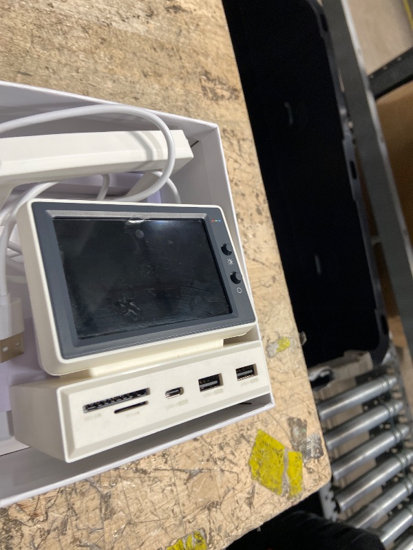 Photo 1 of **FOR PARTS ONLY**(NON FUNCTIONAL)
Hagibis 3.5inch IPS USB Mini Screen with USB C Hub, USB-C&HDMI Monitor AIDA64 Mini PC CPU RAM HDD Data Monitor Temperature Electronic Album Floating Lyrics Display Sub Screen for Laptop PC (960x640)