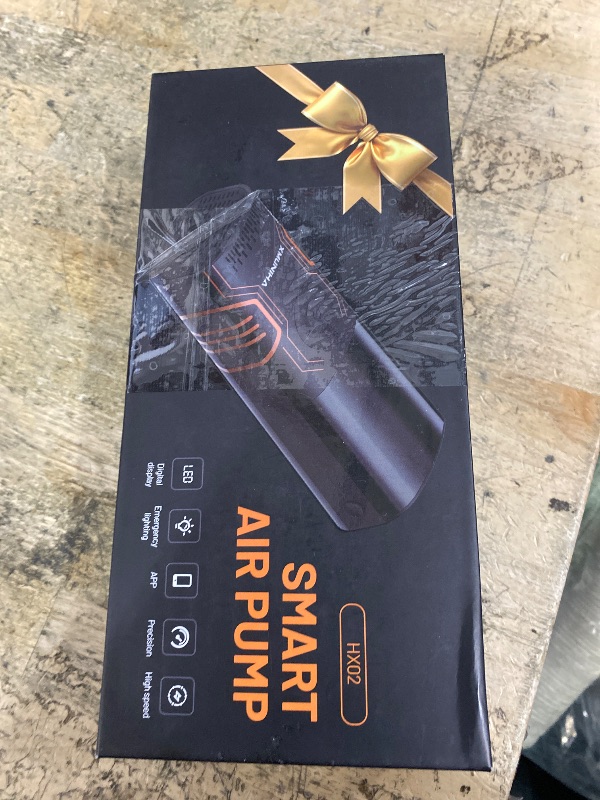 Photo 1 of **MISSING ACCESSORIES**Tire Inflator Portable Air Compressor - Smart APP Air Pump for Car Tires, All-in-One Storage Portable Tire Pump for Car, 3X Speed & Automatic Stop Inflation, Cordless Tire Pump for Car, Motorcycle, Bicycle, Ball