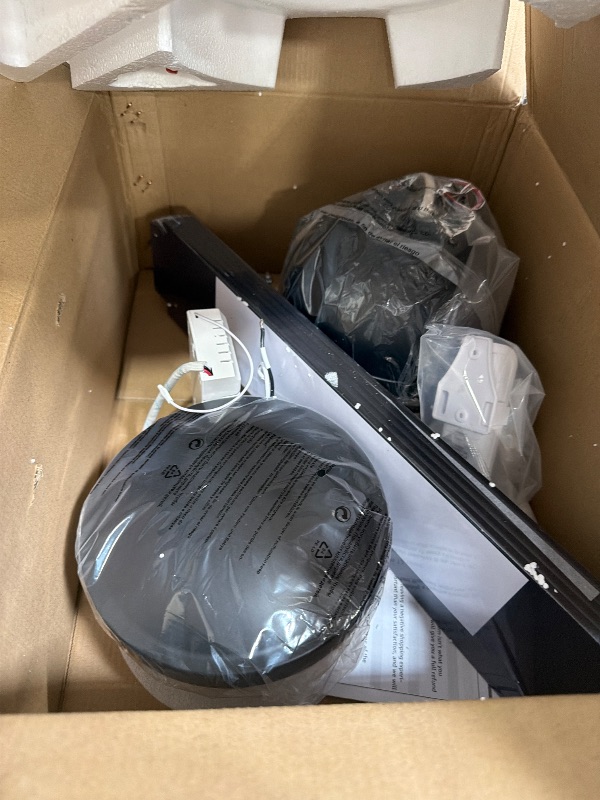 Photo 1 of ***MISSING PARTS***
PARTS ONLY*****
42 Inch Flush Mount Ceiling Fans without Lights, Small Black Ceiling Fan with Remote, 6-Speeds, Quiet Reversible DC Motor, Indoor/Outdoor Ceiling Fan for Patio, Living Room, Bedroom
