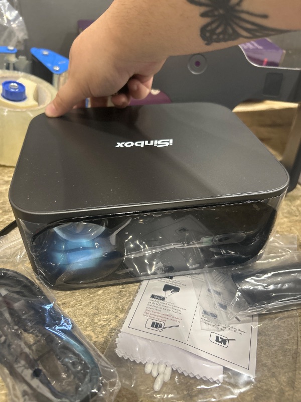 Photo 1 of [2000 ANSI/Auto Focus & Keystone/Built-in APP] 4K Outdoor Projector with Wifi and Bluetooth, Smart Portable Projector with Built in Apps YouTube/PrimeVideo & Dolby, Home Theater Projector with HDR10+