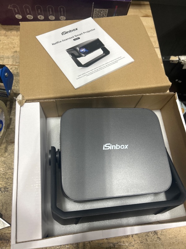 Photo 1 of [2000 ANSI/Auto Focus & Keystone/Built-in APP] 4K Outdoor Projector with Wifi and Bluetooth, Smart Portable Projector with Built in Apps YouTube/PrimeVideo & Dolby, Home Theater Projector with HDR10+