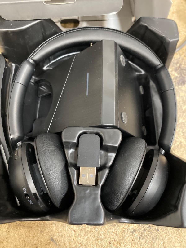 Photo 1 of (2025 Upgraded) Wireless Headset with Mic for Work, Bluetooth Headset with Noise Canceling Microphone with Dongle, Charging Base & Mic Mute, Wireless Headphones for Work from Home/PC/Computer