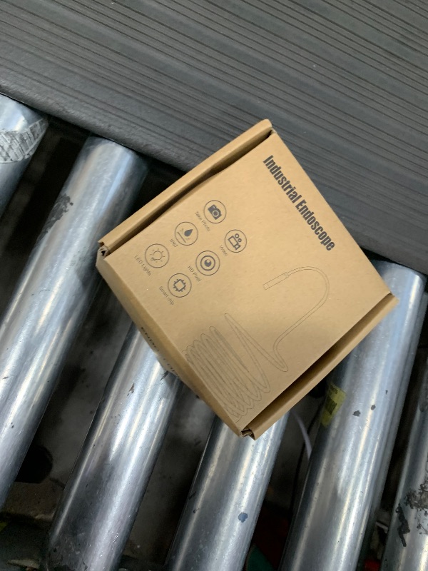 Photo 1 of [Dual-Lens] Endoscope Camera with Light, 1920P HD Borescope with 8+1 Adjustable LED Lights, IP67 Waterproof 16.5FT Semi-Rigid Snake Cord Inspection Camera for iPhone, iPad and Android Phone (Type C)