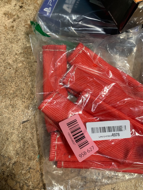 Photo 1 of  RED.  8Pcs 2500° Degree Spark Plug Wire Boots Heat Shield Protector Sleeve Cover Compatible with SBC BBC 350 454,6 Inch,Titanium (Titanium)